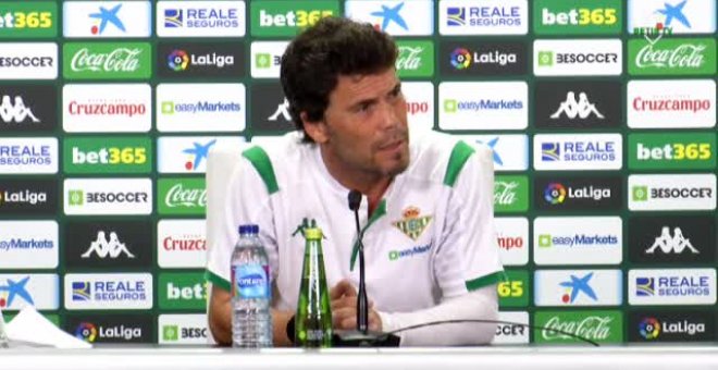 Rubi: "Soy tajante. Es imposible que el Betis pierda la categoría"