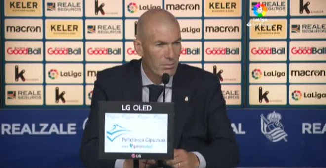 Zidane: "Nosotros ganamos en el campo, es una victoria merecida"