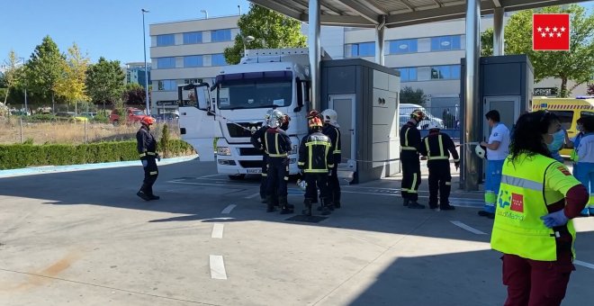 Muere un conductor aplastado por su camión en Rivas Vaciamadrid