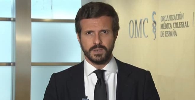 Casado: "Estamos dispuestos a apoyar el decreto de nueva normalidad si el Gobierno se sienta con el PP"