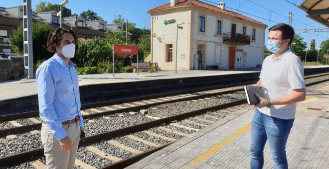 La estación de Guarnizo contará con un paso peatonal soterrado