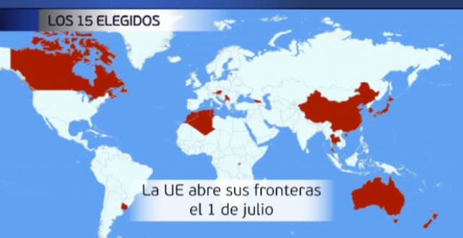 La Unión Europea abrirá sus fronteras a 15 países extracomunitarios a partir del 1 de julio