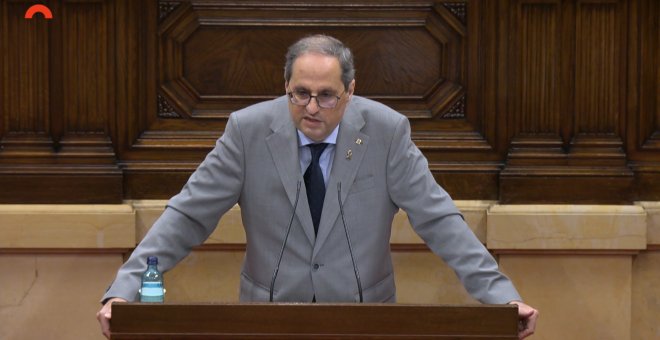 Torra acusa al Gobierno de aplicar un 155 "camuflado"