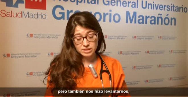 Carta de los sanitarios del Gregorio Marañón a sus pacientes