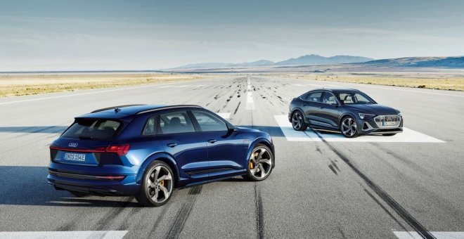 Audi e-tron S y e-tron S Sportack: "misiles" eléctricos con 3 motores y 503 CV