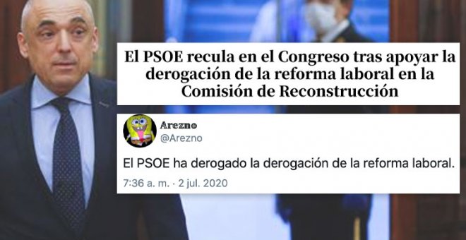 El PSOE vuelve a liarla con la derogación de la reforma laboral: "Les entendimos mal, dijeron que iban a hacerse 'de rogar'"