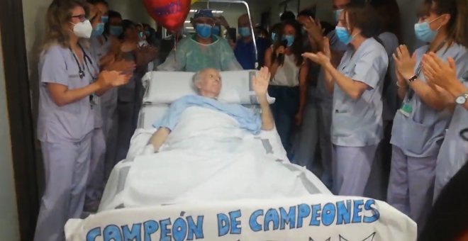 Último paciente con Covid-19 de la UCI del General de Alicante tras 101 días