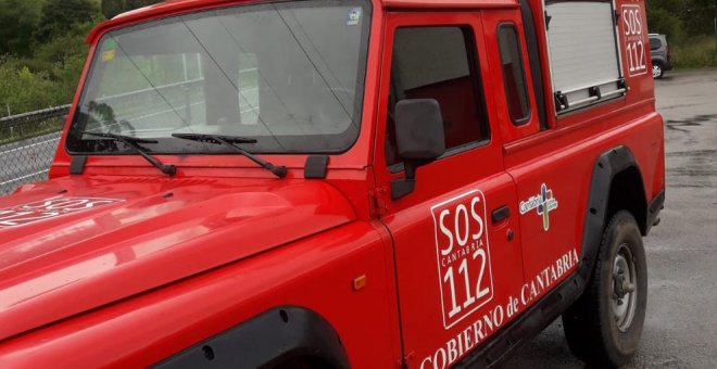 Una senderista ha sido rescatada en el monte de Arenas de Iguña por los bomberos