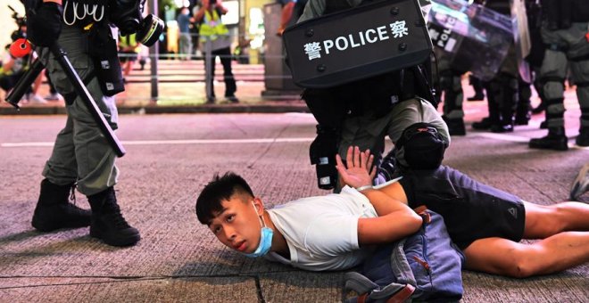 Las imágenes de las protestas contra la nueva ley de seguridad en Hong Kong