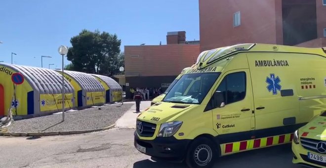 La Generalitat monta en Lleida un área sanitaria móvil contra el coronavirus