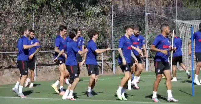 El Atleti entrena para mantener su posición en Liga en la jornada 35