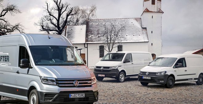 Así es la gama de furgonetas 100% eléctricas de Volkswagen: e-Caddy ABT, e-Transporter ABT y e-Crafter