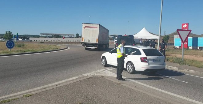 Controles de acceso en el Segrià por el confinamiento