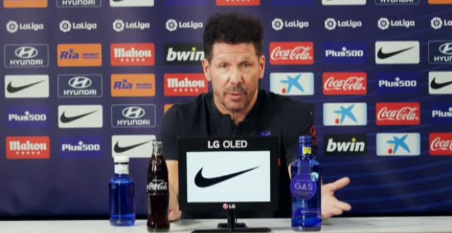 Simeone: "Al Madrid le cobran más penales, porque ataca más"