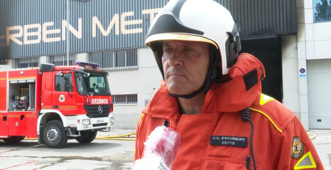 Un herido leve por un incendio en una nave en Aldaia (Valencia)