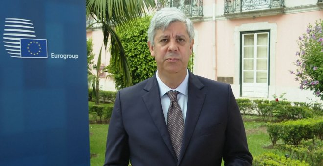 Centeno dice que dejará Eurogrupo "en buenas manos" gane quien gane