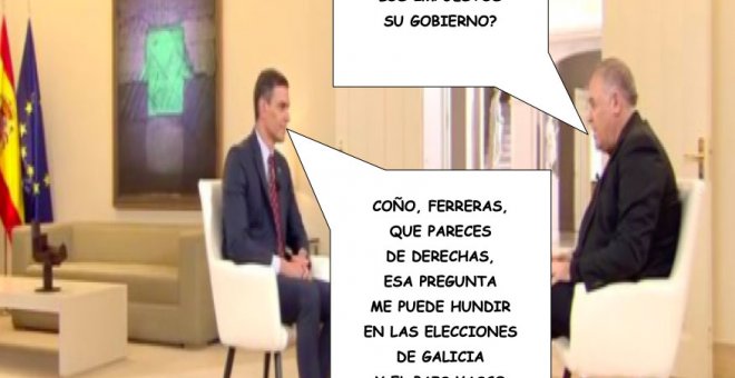 La incómoda pregunta de Ferreras a Sánchez