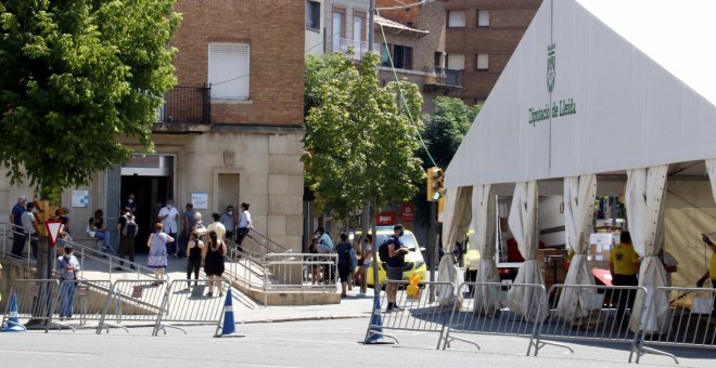 Puja el nombre d'hospitalitzats a Lleida per Covid i ja superen el centenar