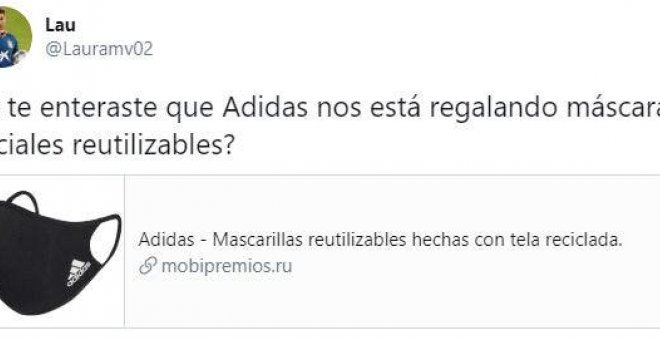 Bulocracia - Mascarillas Adidas gratis como reclamo para despellejarte