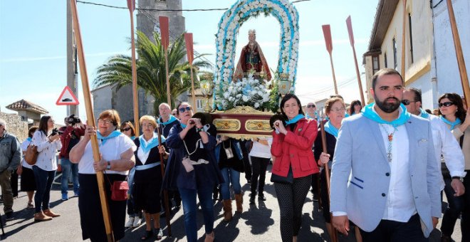 La Virgen del Carmen se queda este año sin procesión marinera en Santander