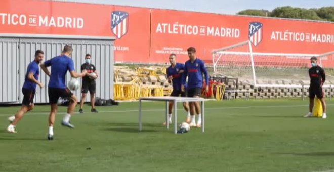 El Atlético vuelve al trabajo tras dos días de descanso