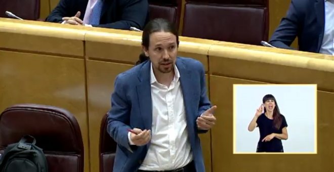 PP acusa a Iglesias de violencia de género por guardar la tarjeta de Bousselham