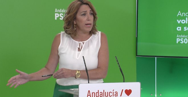 Susana Díaz afea a Moreno que "haya dinero para altos cargos en Junta y no para mascarillas gratis"