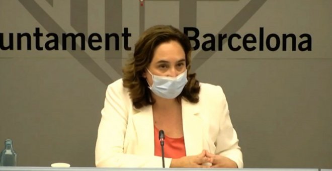 Colau asegura que el Govern "llegó tarde" a Lleida