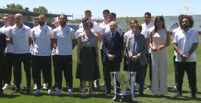 Real Madrid celebra su trigésimo cuarta Liga