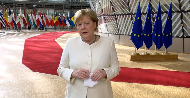 Merkel duda de que puedan cerrar hoy el plan porque todavía hay "muchas posiciones"
