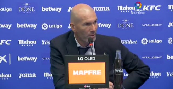 Zidane: "Ahora no hay que pensar en la Champions, toca descansar"