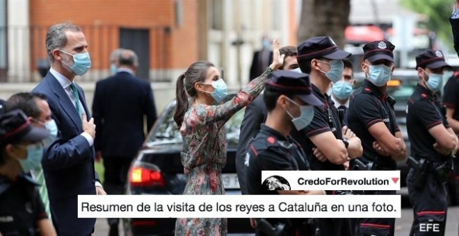 La foto en Catalunya que representa la monarquía