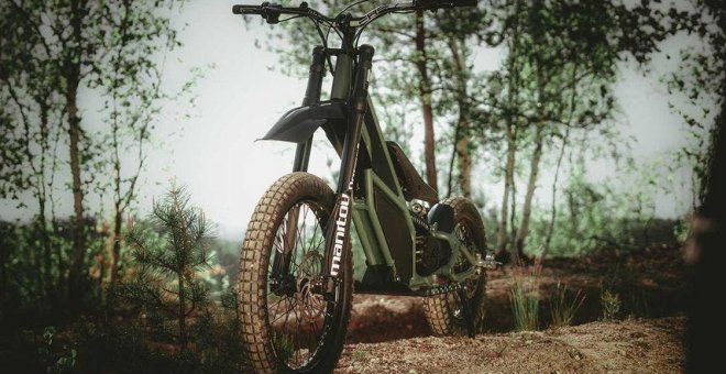 Kuberg Ranger, una motocicleta eléctrica todoterreno equipada con remolque