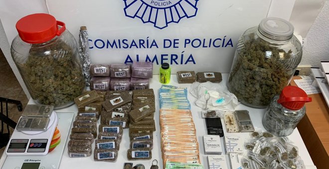 Desmantelado un histórico punto de venta de droga en el Barrio del Zapillo de Almería