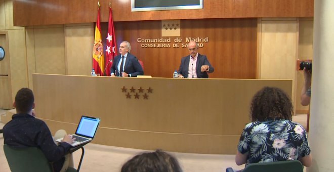 Ruiz Escudero y Antonio Zapatero en rueda de prensa