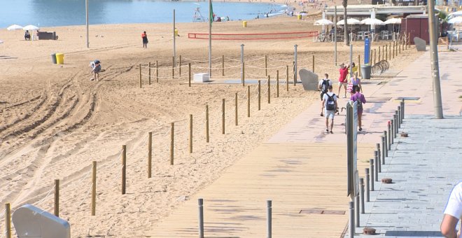 Playas delimitadas en Barcelona para evitar el colapso