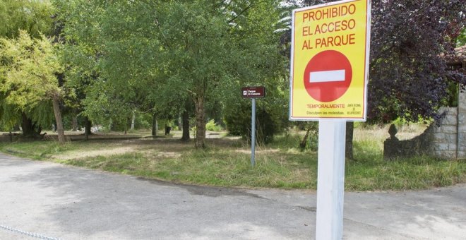 Cerrado el parque Camarao en Villapresente para evitar contagios tras "aglomeraciones"