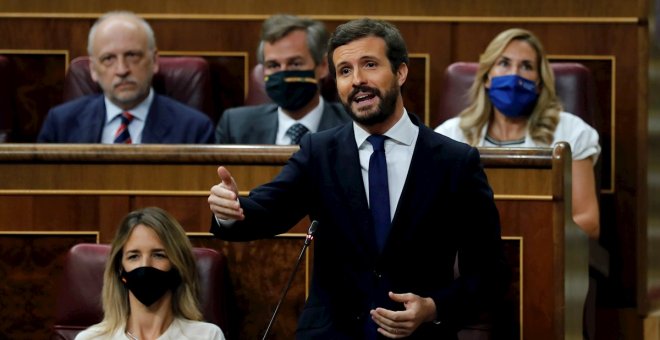 Casado propone ahora a Sánchez mantener un mando único sanitario para evitar rebrotes y otro estado de alarma