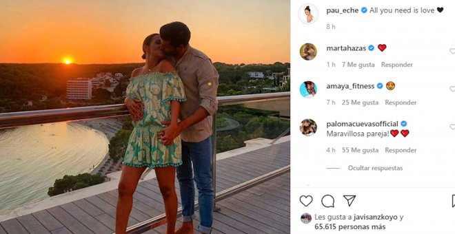 Paula Echevarría y Miguel Torres presumen su amor por Menorca