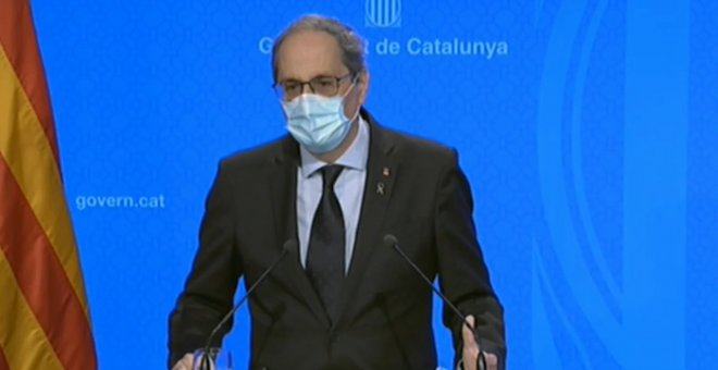 Torra celebra que Puigdemont y Junqueras hablen