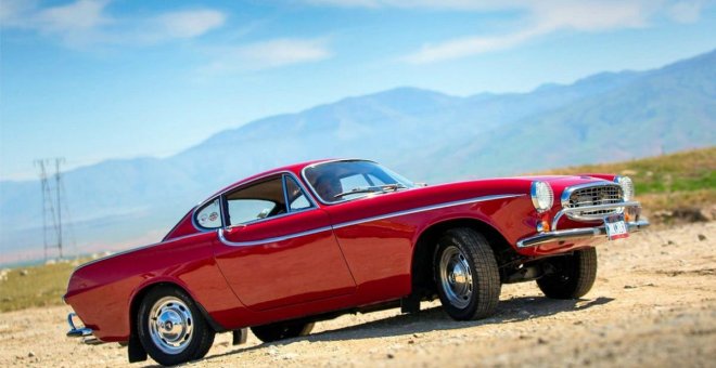 Cazado este agresivo Volvo P1800, ¿un restomod eléctrico de Polestar?