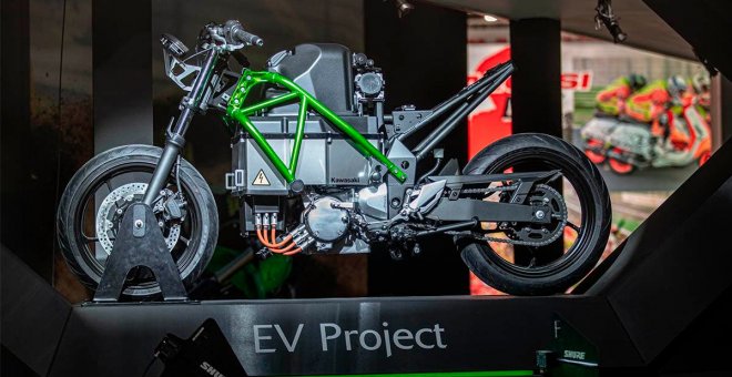 La patente de la moto eléctrica de Kawasaki revela un interesante sistema de fabricación