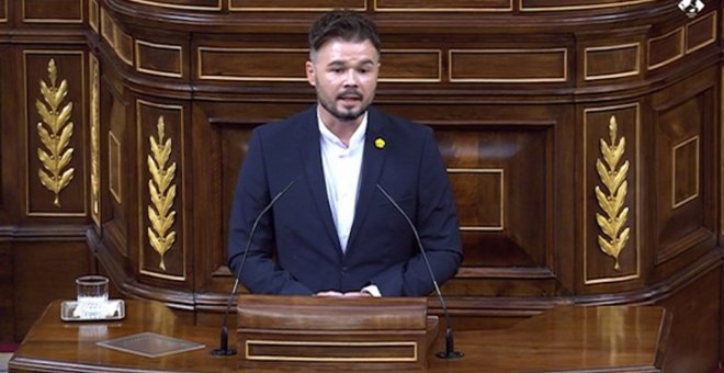 Rufián a Sánchez: "Si siguen así, nos vamos al carajo"