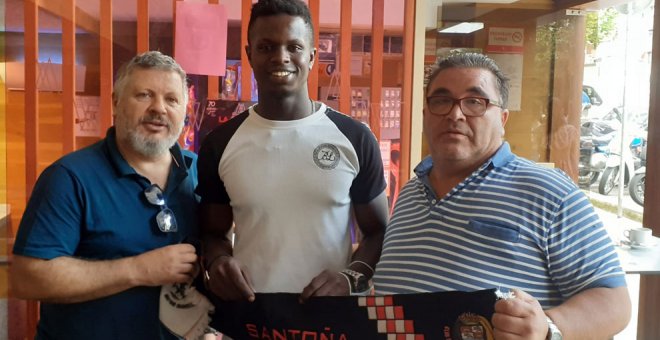 Abrahim Sambe llega al Club Balonmano Santoña