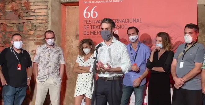 Daniel Muriel destaca que el Festival de Mérida hace posible que el teatro continúe