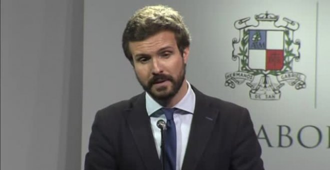 Casado se muestra dispuesto a sacar a la izquierda del Gobierno pero pasando por las urnas