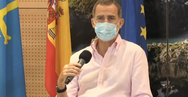 Felipe VI apela a la "unión, responsabilidad y solidaridad" para superar la pandemia