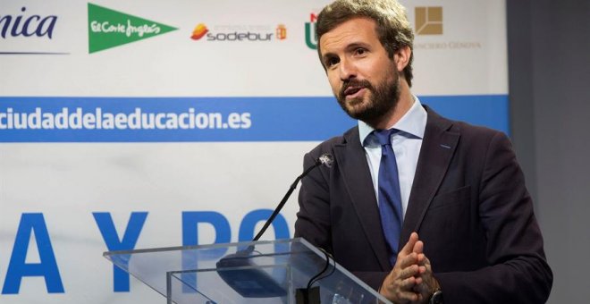 Casado asegura que está "listo" para "ganar en las urnas" a la izquierda y advierte a Vox de que su moción fortalecerá al Gobierno