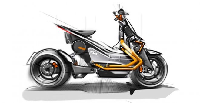 El scooter eléctrico de KTM toma forma a través del concepto EMotion