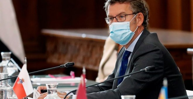 Feijóo pide a Sánchez que las autonomías gestionen los confinamientos pese a la petición de "mando único" de Casado